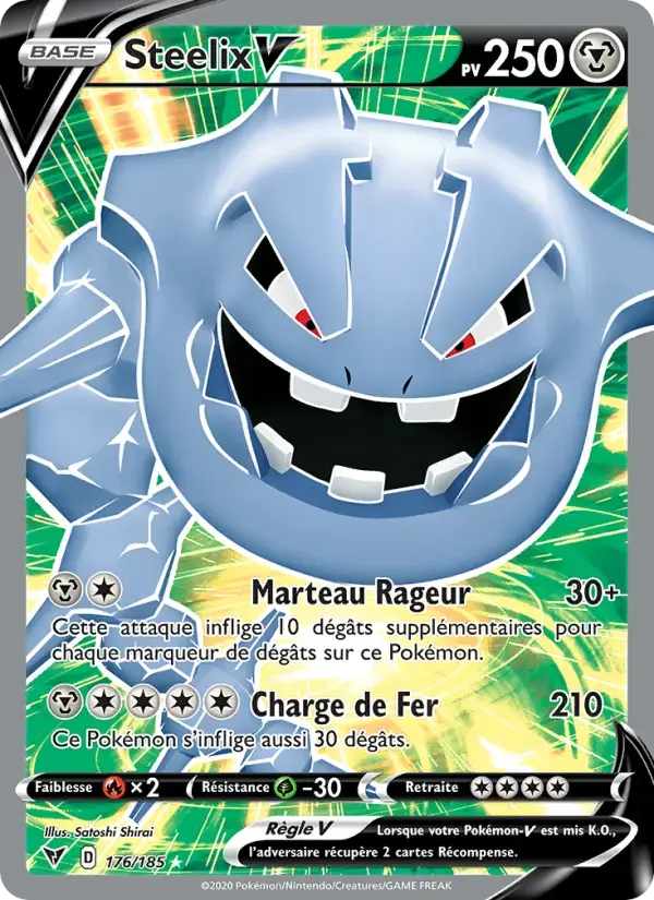 Carte Pokémon Steelix V #176 — Voltage Éclatant