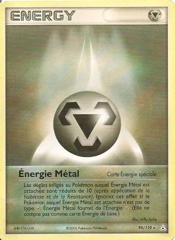 Carte Pokémon Énergie Métal #95 — Fantômes Holon