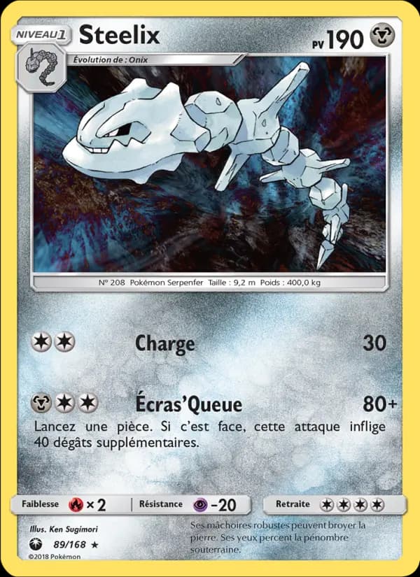 Carte Pokémon Steelix #89 — Tempête Céleste