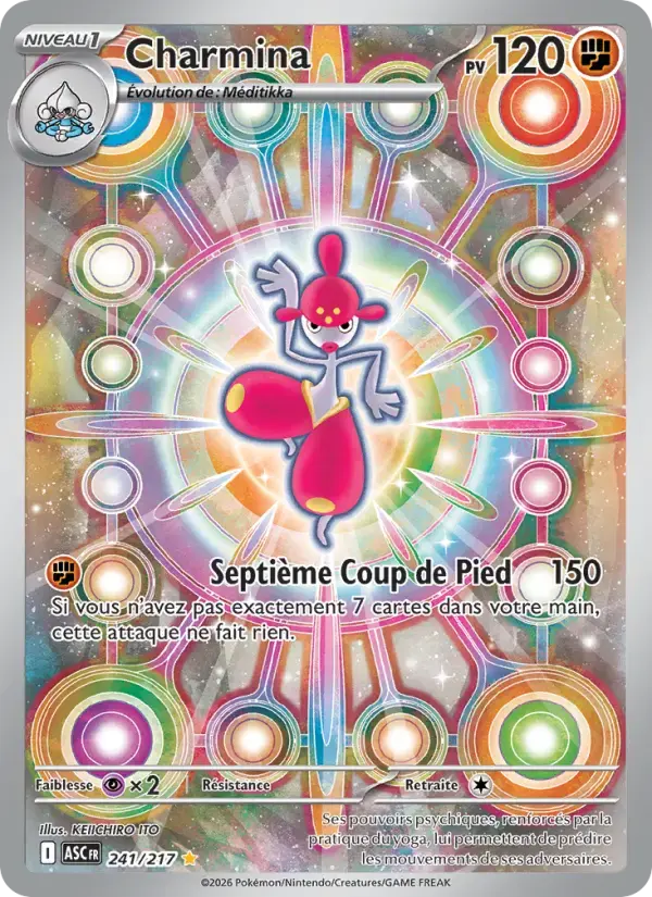 Carte Pokémon Charmina #241 — Héros Transcendants