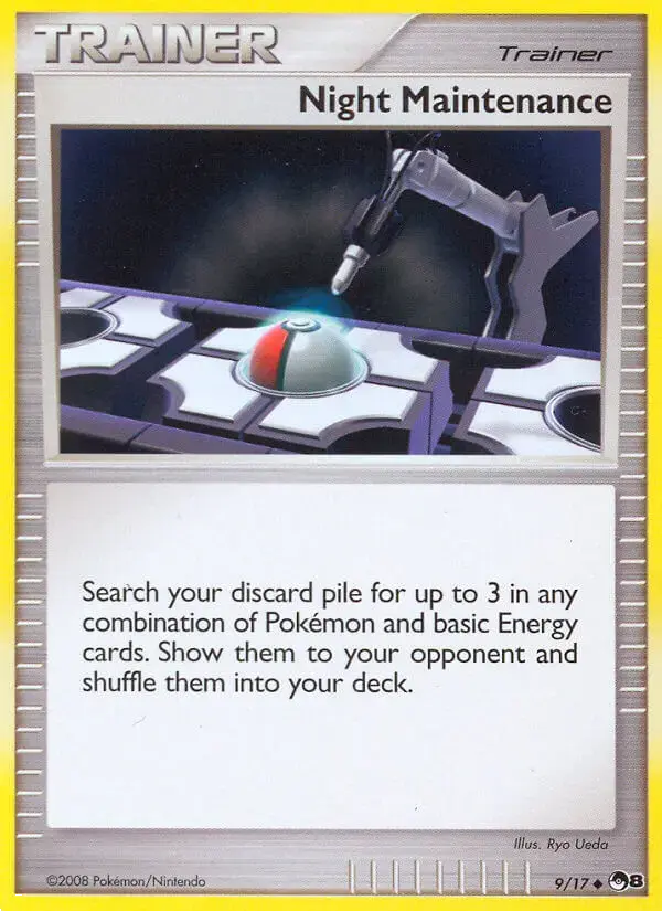 Carte Pokémon Night Maintenance #9 — POP 8