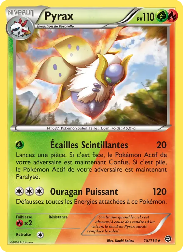 Carte Pokémon Pyrax #15 — Offensive Vapeur