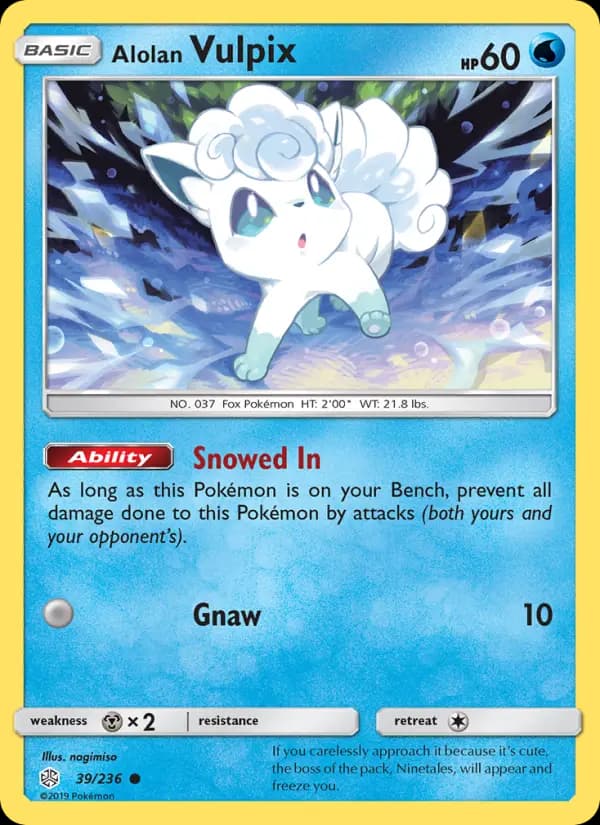 Alolan Vulpix #39 — Cosmic Eclipse