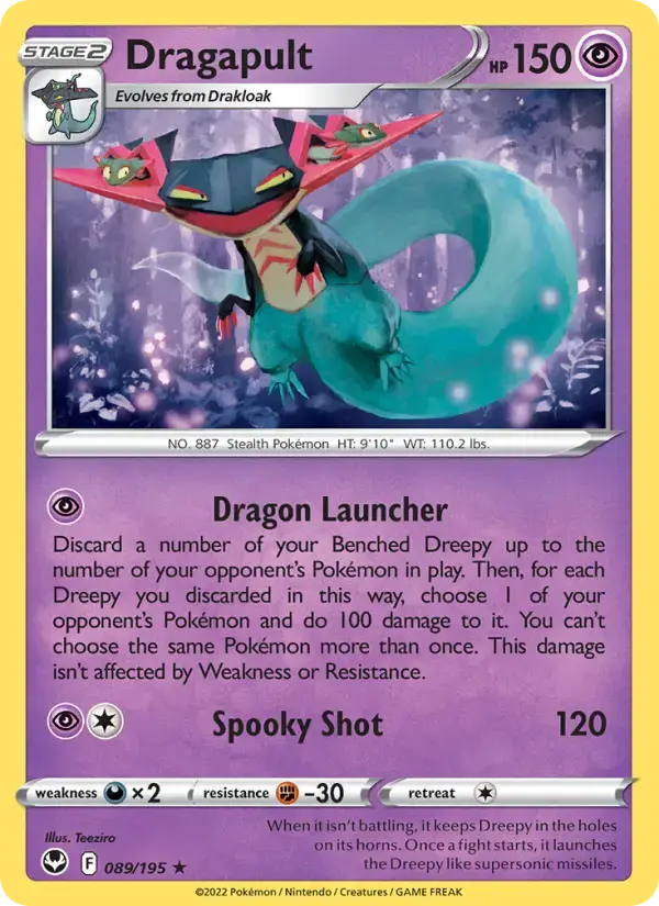 Dragapult #089 — Silver Tempest