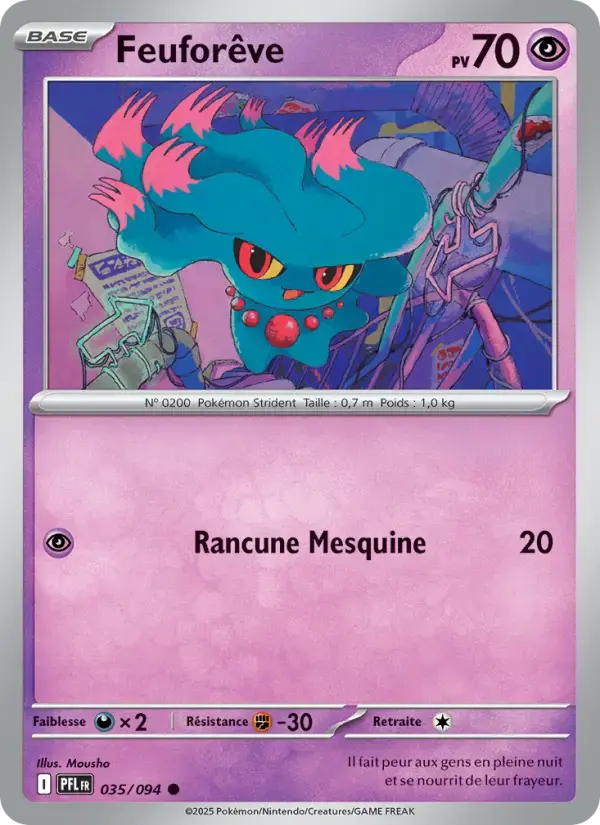 Carte Pokémon Feuforêve #035 — Flammes Fantasmagoriques