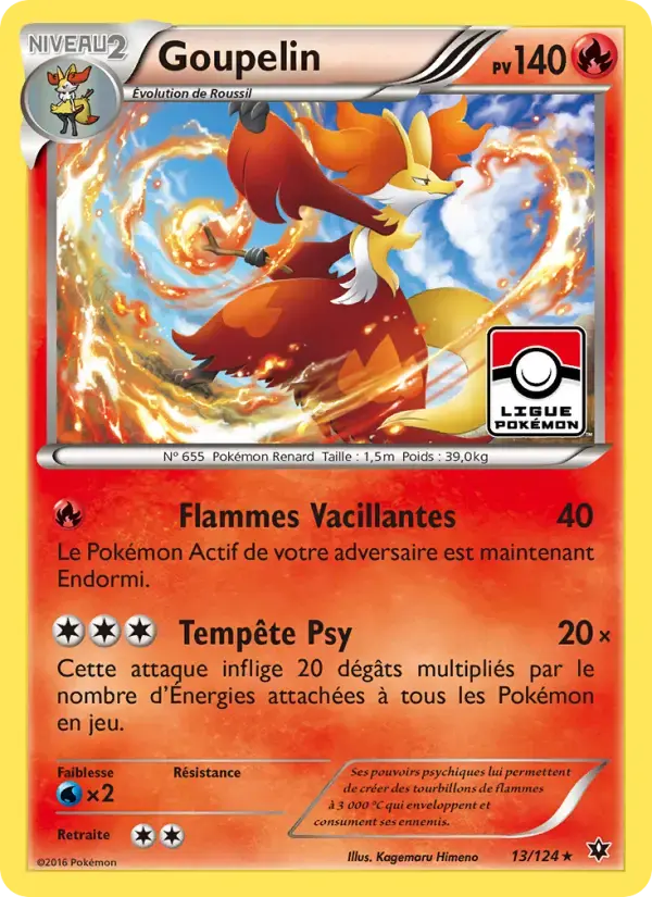 Carte Pokémon Goupelin #13 — Impact des Destins