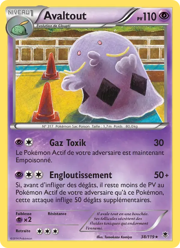 Carte Pokémon Avaltout #38 — Vigueur Spectrale
