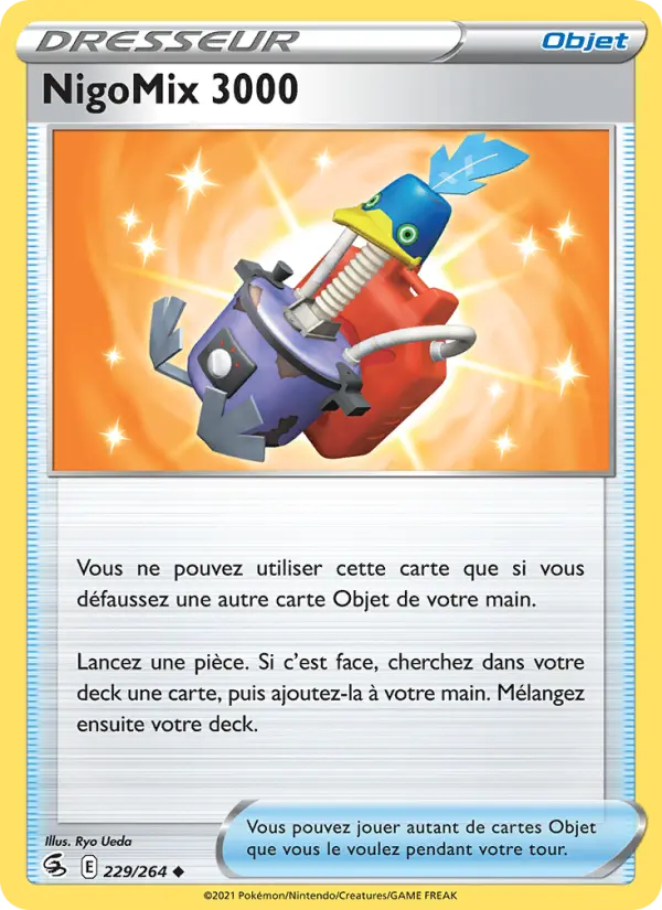 Carte Pokémon NigoMix 3000 #229 — Poing de Fusion