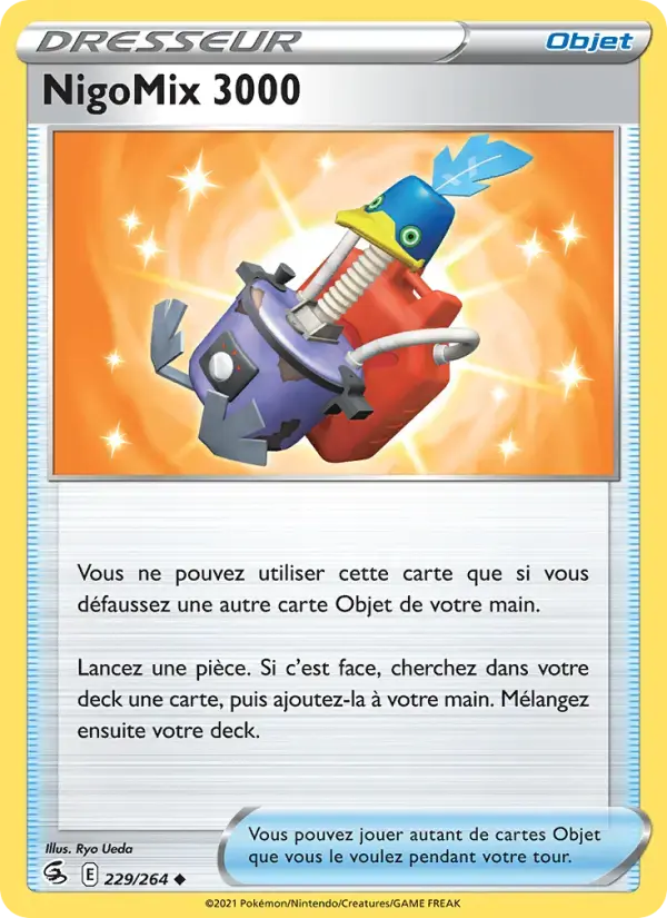 Carte Pokémon NigoMix 3000 #229 — Poing de Fusion