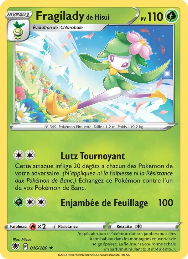 Carte Pokémon Fragilady de Hisui #016 — Astres Radieux