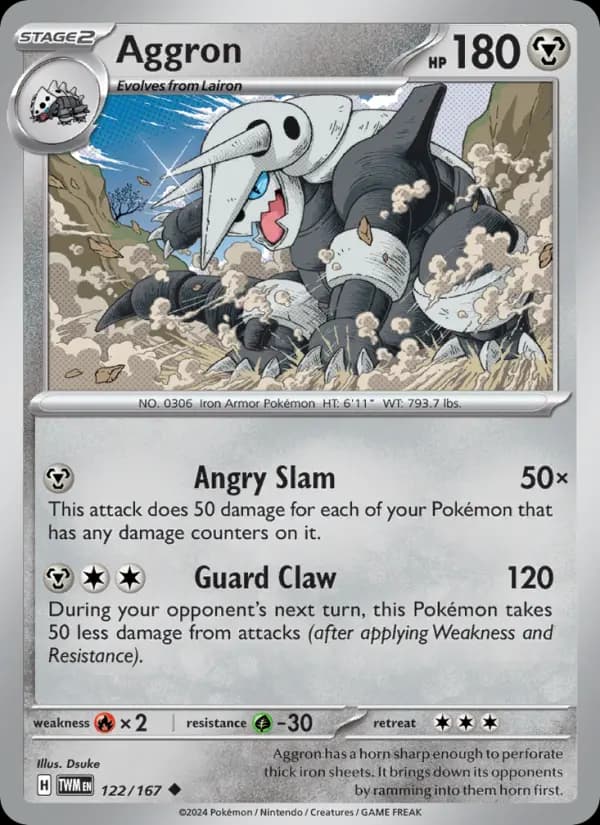 Aggron #122 — Twilight Masquerade