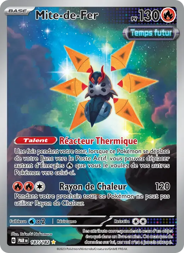 Carte Pokémon Mite-de-Fer #187 — Faille Paradoxe