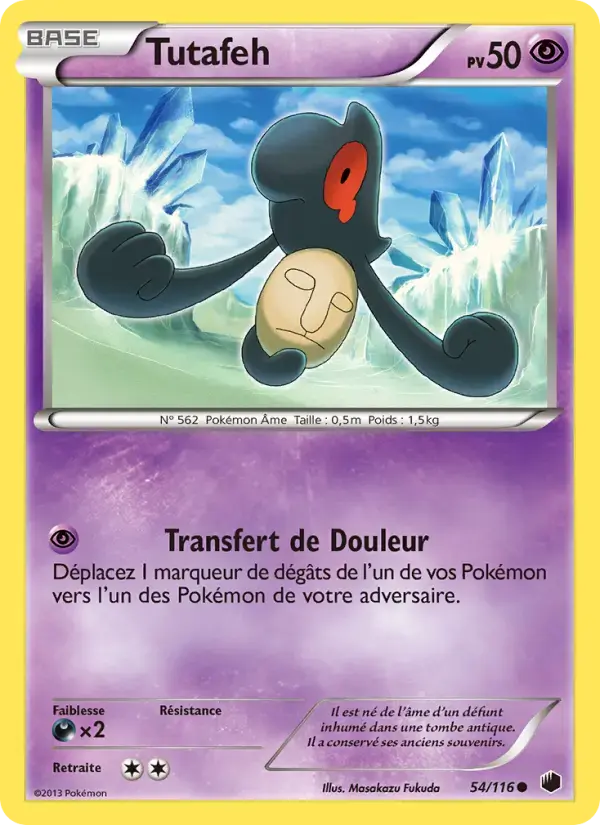 Carte Pokémon Tutafeh #54 — Glaciation Plasma