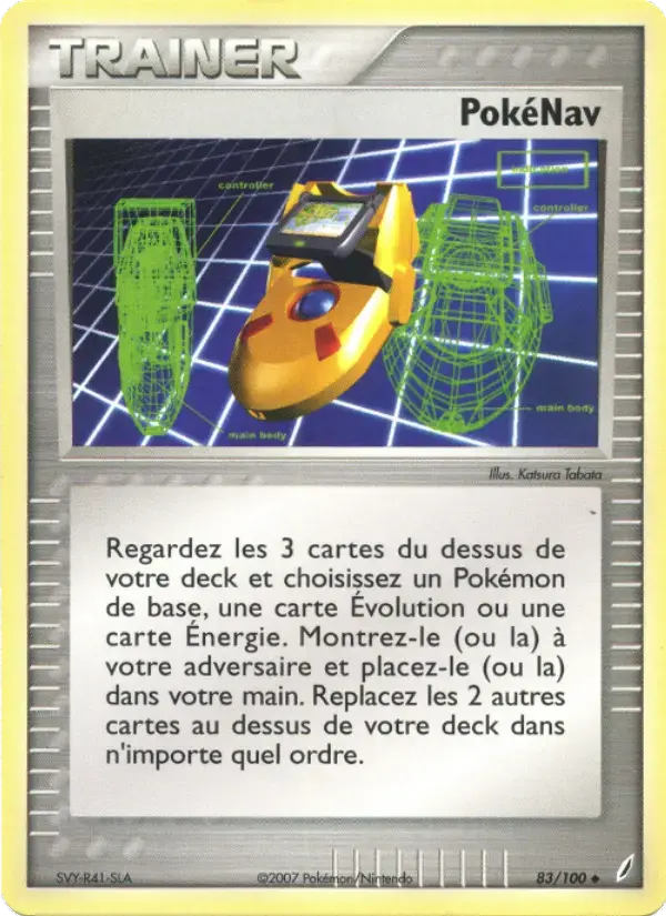 Carte Pokémon PokéNav #83 — Gardiens de Cristal