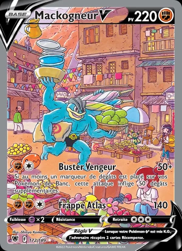 Carte Pokémon Mackogneur V #172 — Astres Radieux