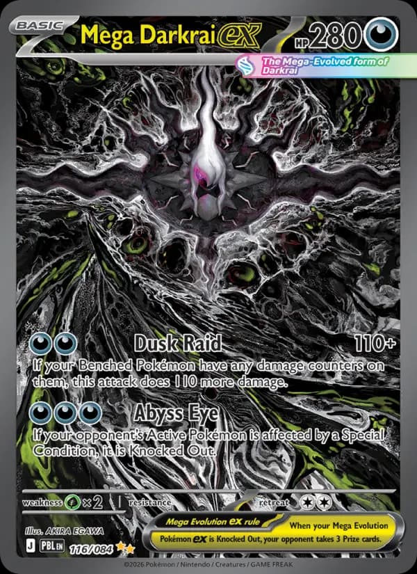 Mega Darkrai ex #116 — Pitch Black