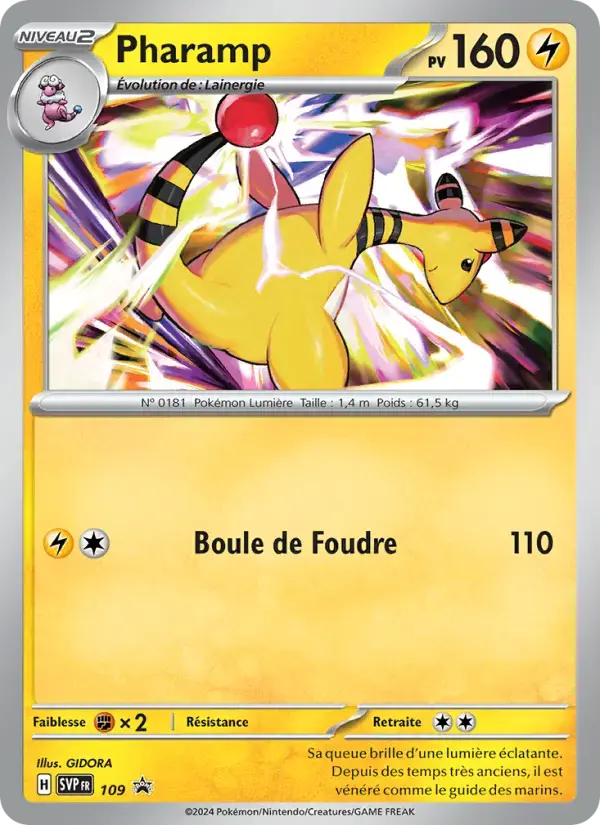 Carte Pokémon Pharamp #109 — Promos Écarlate et Violet