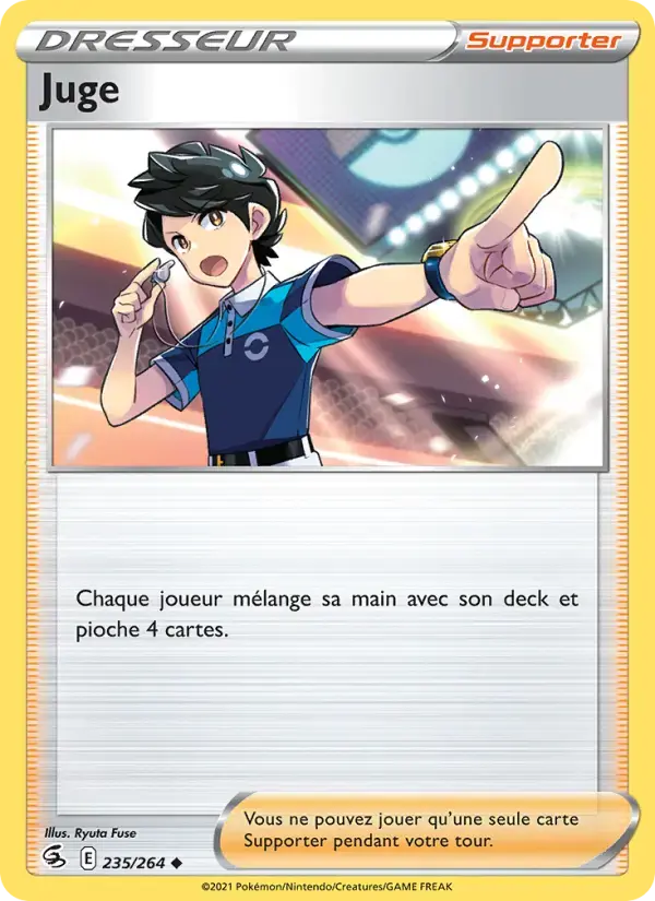 Carte Pokémon Juge #235 — Poing de Fusion