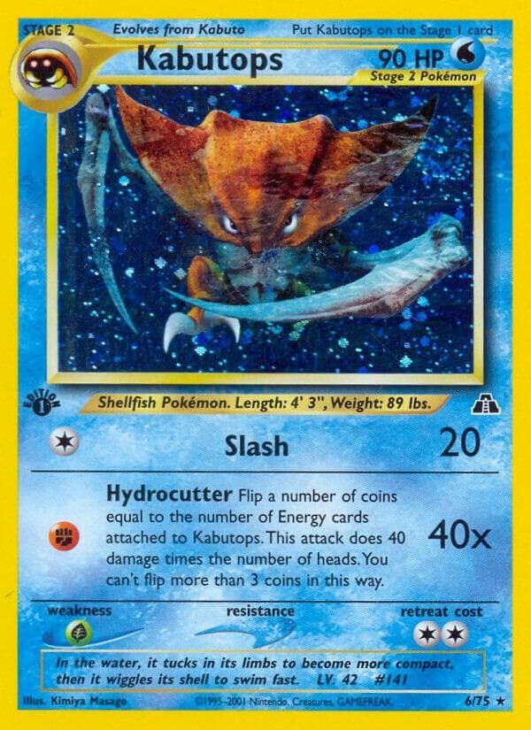 Kabutops #6 — Neo Discovery