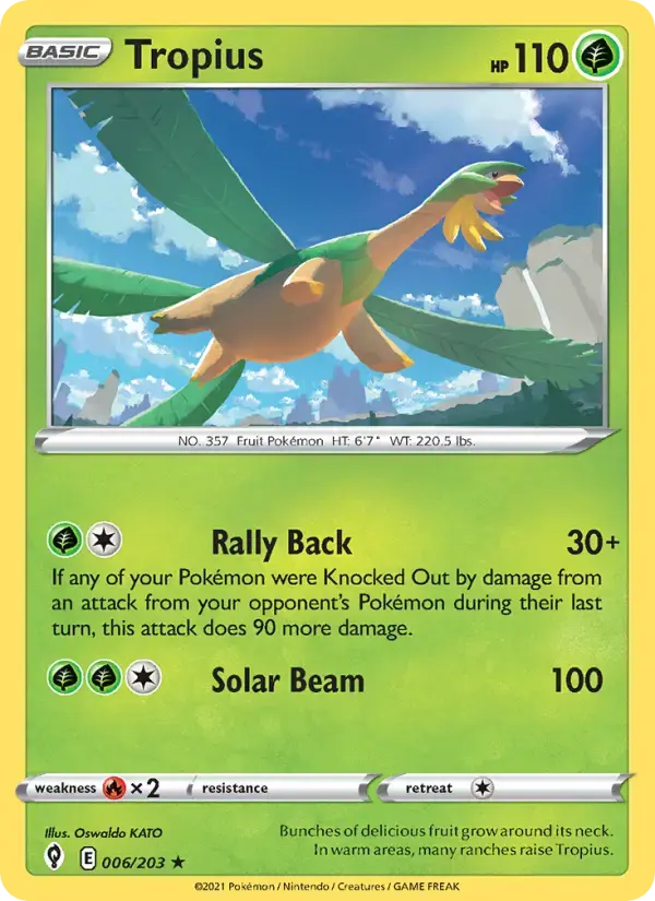 Tropius #6 — Evolving Skies