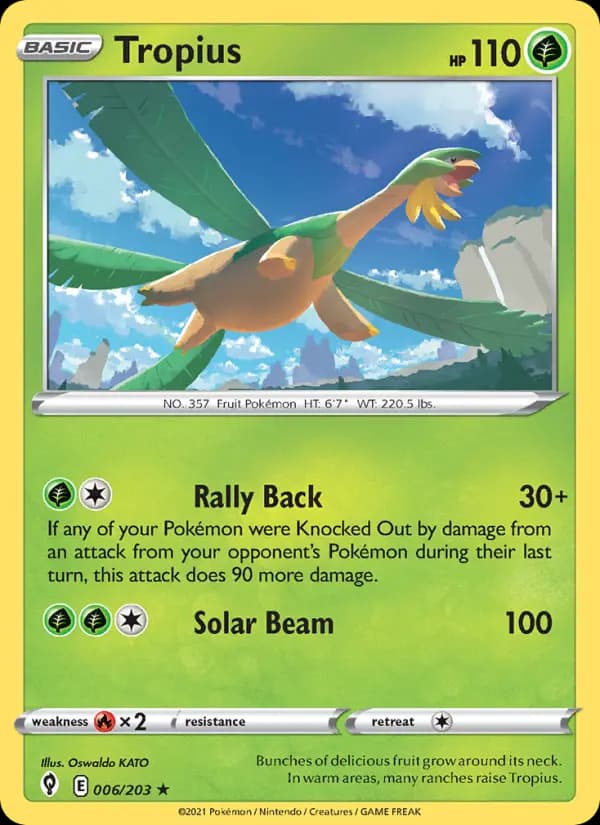 Tropius #6 — Evolving Skies