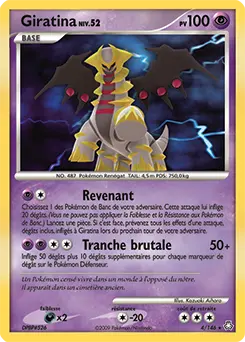 Carte Pokémon Giratina #4 — Éveil des Légendes