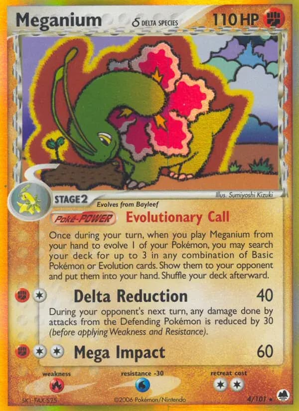 Meganium δ #004 — Dragon Frontiers