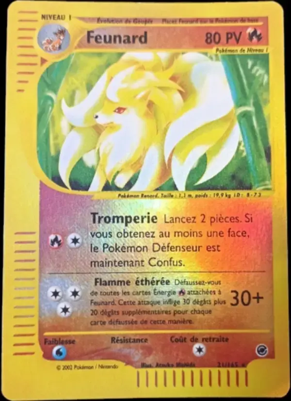 Carte Pokémon Feunard #21 — Expédition