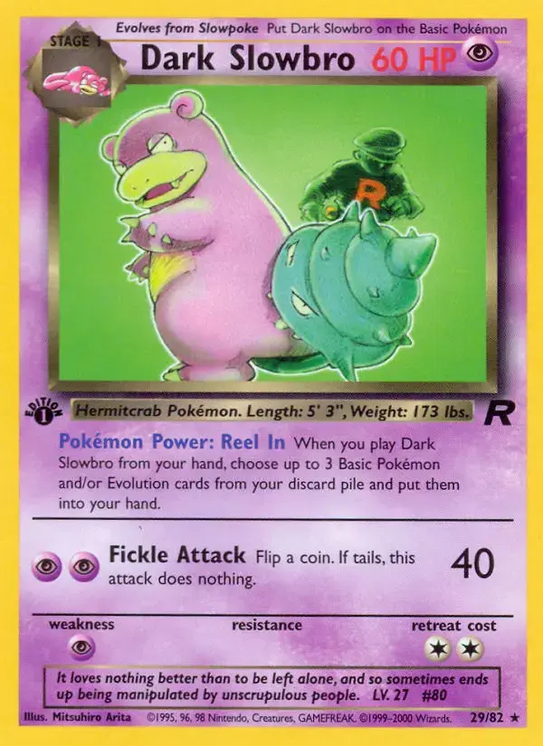 Dark Slowbro #29 — Team Rocket