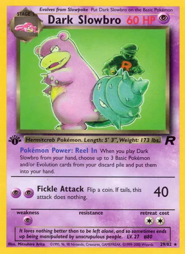 Dark Slowbro #29 — Team Rocket