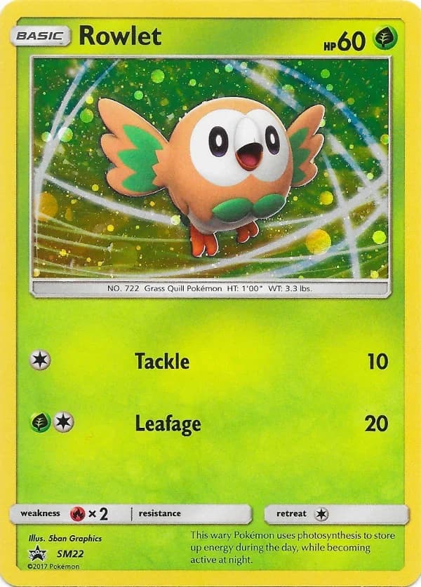 Rowlet #1 — 2017 McDonald's Collection