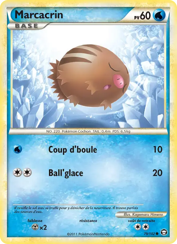 Carte Pokémon Marcacrin #79 — Triomphe