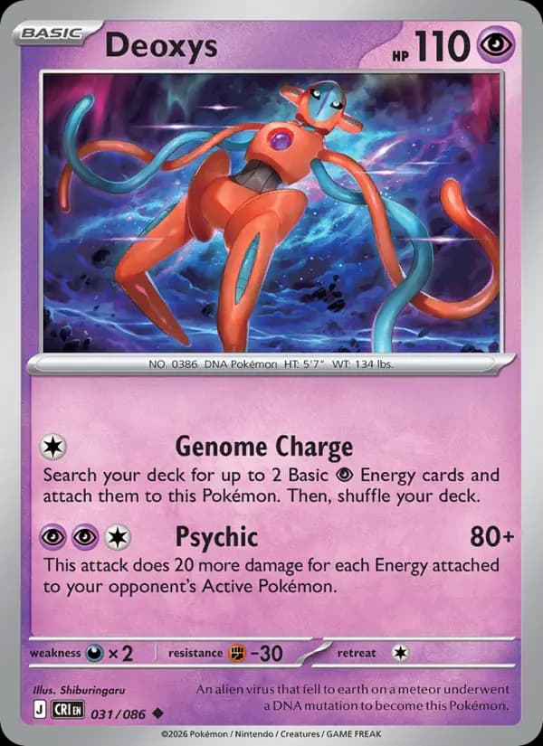 Deoxys #031 — Chaos Rising