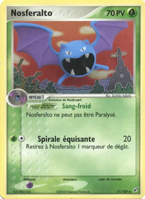 Carte Pokémon Nosferalto #31 — Deoxys