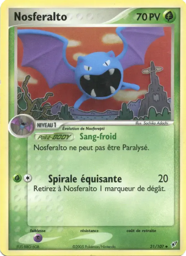 Carte Pokémon Nosferalto #31 — Deoxys