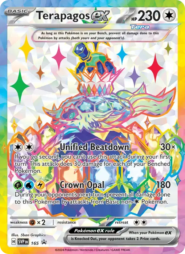 Terapagos ex #165 — Scarlet & Violet Promos