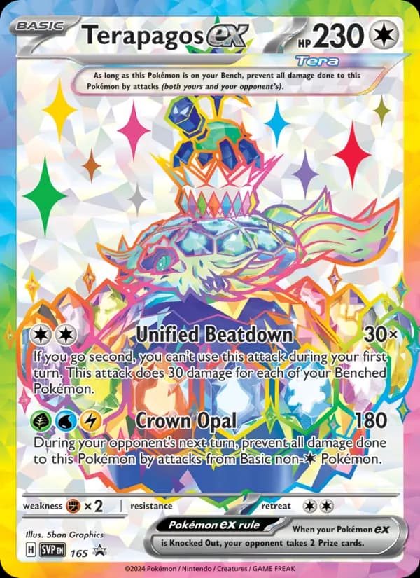Terapagos ex #165 — Scarlet & Violet Promos