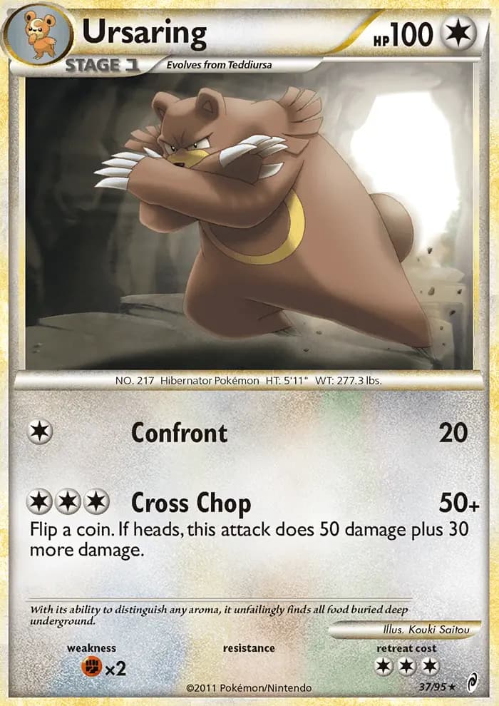 Carte Pokémon Ursaring #37 — L'Appel des Légendes