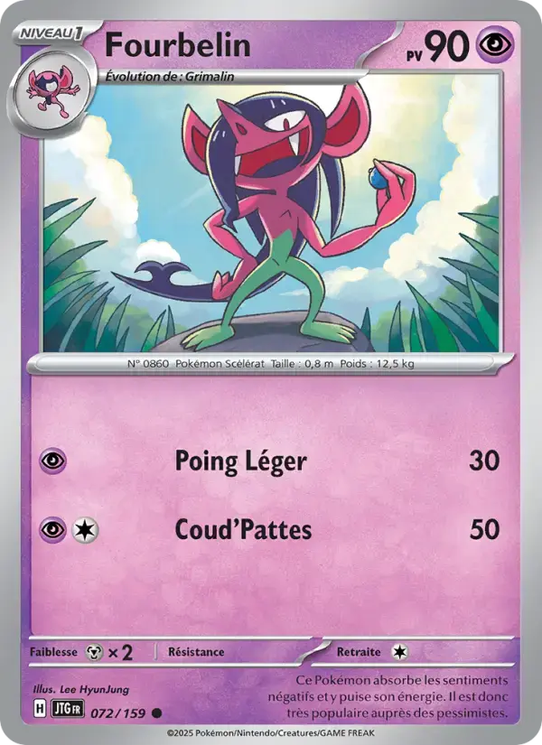 Carte Pokémon Fourbelin #072 — Aventures Ensemble