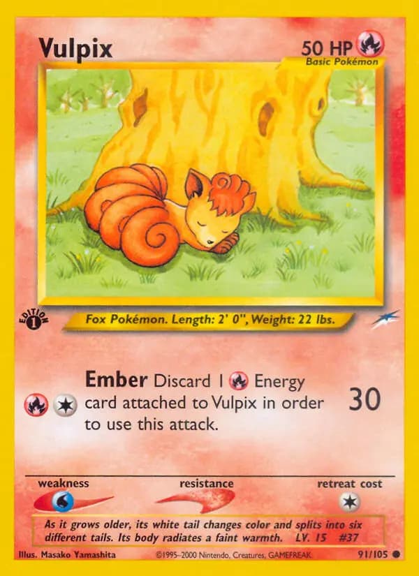 Vulpix #91 — Neo Destiny