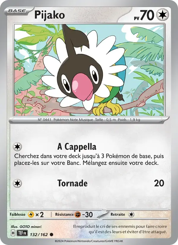 Carte Pokémon Pijako #132 — Forces Temporelles
