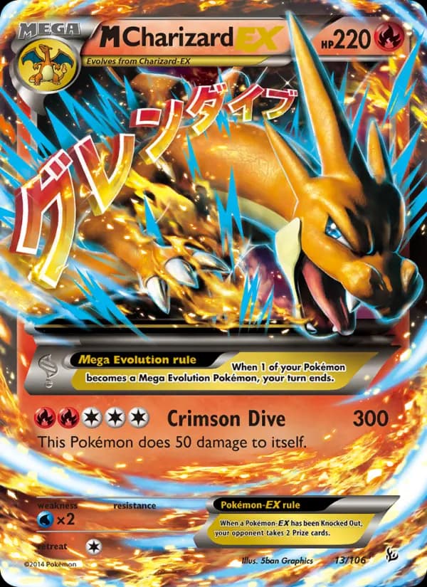M Charizard EX #13 — Flashfire