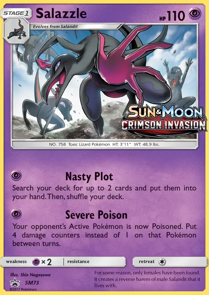Salazzle #SM73 — Sun & Moon Promos
