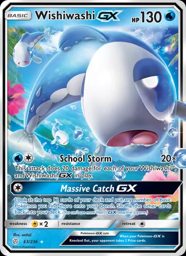 Wishiwashi GX #63 — Cosmic Eclipse