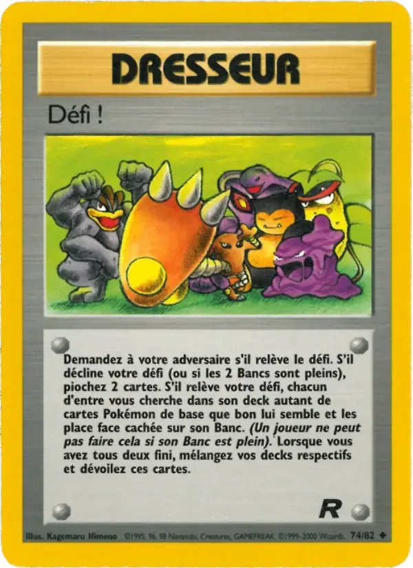 Carte Pokémon Défi ! #74 — Team Rocket