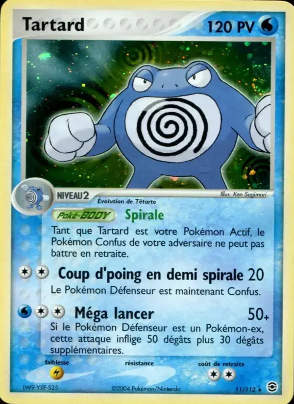 Carte Pokémon Tartard #11 — Rouge Feu & Vert Feuille