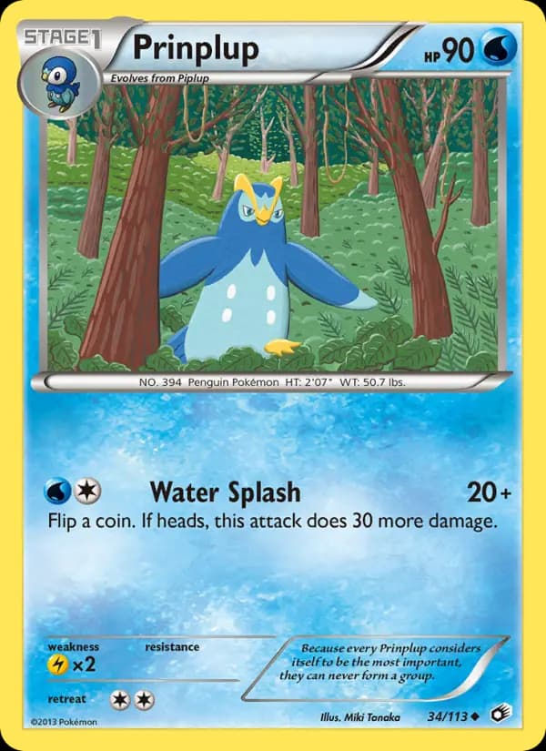 Prinplup #34 — Legendary Treasures