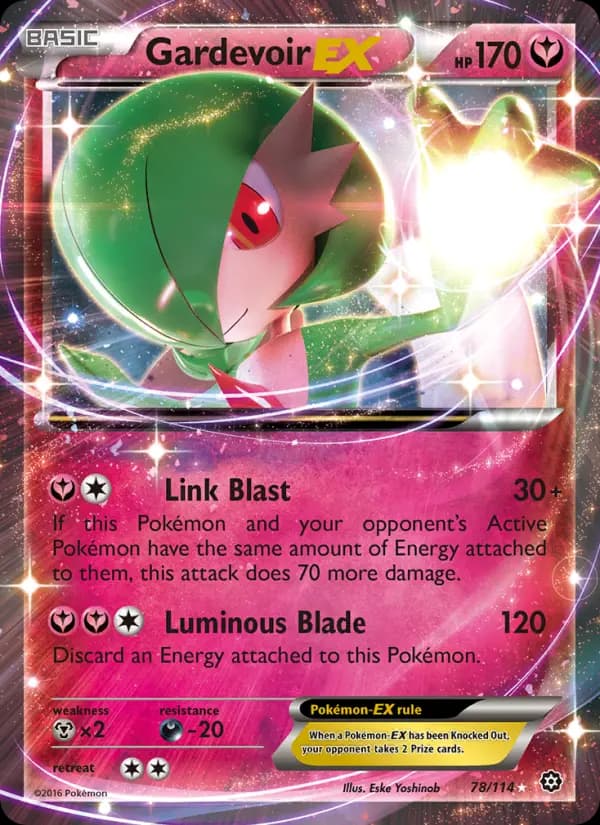 Gardevoir EX #78 — Steam Siege