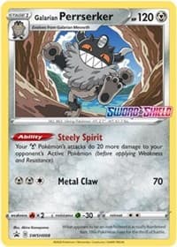 Galarian Perrserker #SWSH008 — Sword & Shield Promos