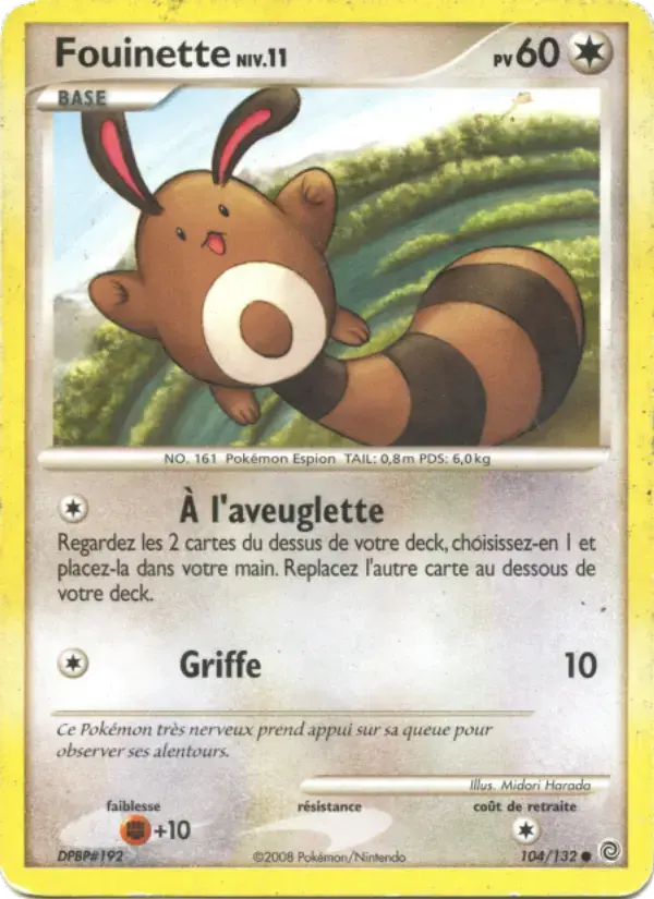 Carte Pokémon Fouinette #104 — Merveilles Secrètes